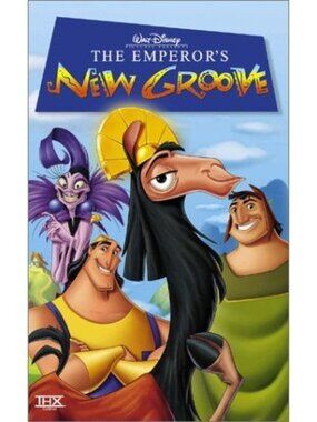 Disneys The Emperors New Groove 2000 VHS David Spade John Goodman Pre-Owned